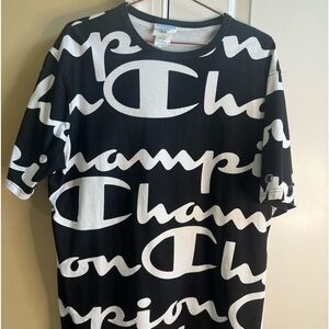 Men’s Champion Black and White T-shirt